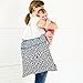 Logan + Lenora Daytripper Wet and Dry Tote - Large Cloth Diaper Wet Bag with Dry Pocket - Beach, Pool, Gym Bag for Swimsuits or Wet Clothes - Made in USA - Waterproof (Downtown Athenian)