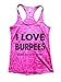 Womens Funny Gym Burnout Tank Top 