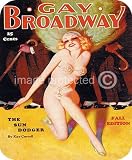 Sun Dodger Vintage Gay Broadway Vintage Pinup MOUSE PAD