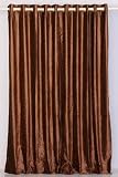 BrownVelvet Curtains / Drapes / Panels with Ring Tops - made to measure