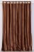BrownVelvet Curtains / Drapes / Panels with Ring Tops - made to measure