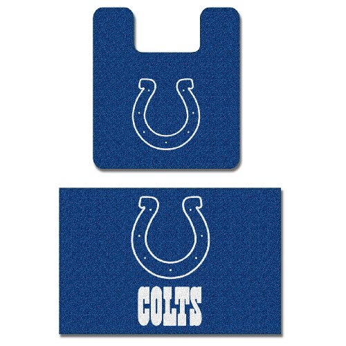 Indianapolis Colts Two Piece Bath Rug Set