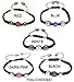 Neptune Giftware Celebrity Style Shamballa Macrame Bracelet Hematite Beads & Rhinestone Effect Centre Bead - VARIOUS COLOURS - YOU CHOOSE