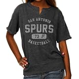 NBA Sportiqe San Antonio Spurs Ladies Charcoal Flash Alvin Lightweight Sweatshirt (Small)