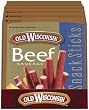 Old Wisconsin Beef Snack Sticks, 8-Ounce Pouches (Pack of 6)