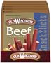 Old Wisconsin Beef Snack Sticks, 8-Ounce Pouches (Pack of 6)