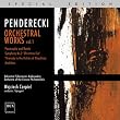 Penderecki: Orchesterwerke Vol.1 (Passacaglia & Rondo / 2.Sinfonie / Threnody to the Victims of Hiroshima / Anaklasis)