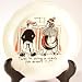 Vintage risque humourous ashtray or pin dish Well I