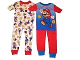 Nintendo Super Mario Bros. Boys Four-Piece Pajama Set