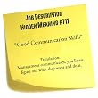 Cocktail Napkin Good Communication Skills
