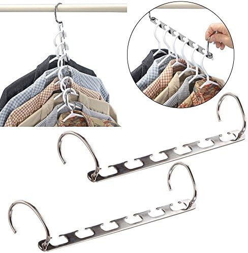 Hanger Cascader/ Wonder Hanger Clothes Closet Hangers Clothing Organizer - Set of 2