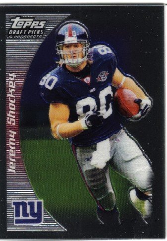2005 Topps Draft Picks And Prospects Chrome 24 Jeremy Shockey New York Giants(Football Cards)