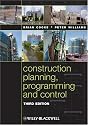 Construction Planning, Programming and Control