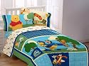 Winnie Pooh Tigger Bedding Set Comforter and Sheets 4 Pc Twin Bed in a Bag