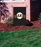 SAN FRANCISCO GIANTS OFFICIAL LOGO GARDEN FLAG + STAND