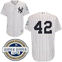 Mariano Rivera Majestic Authentic 2009 Home Pinstripe On-Field New York Yankees Jersey