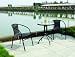 Garden Patio All Weather Black Wicker 3 Piece Bistro Set Patio Outdoor Furniture