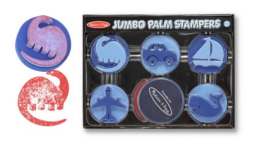 Melissa & Doug Jumbo Palm Stampers - Blue