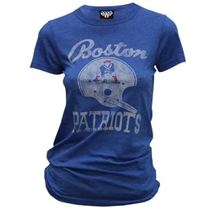 Buy Boston Patriots Ladies Vintage Short Sleeve T-Shirt (Liberty)
