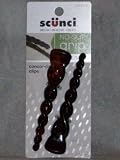 51wGZj9l9VL. SL160  SCUNCI 2PK NO SLIP FINE HAIR FASHION BRAID CONCORDE CLIPS