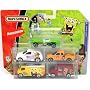 Spongebob Squarepants (2 cars), Avatar, Danny Phantom, Jimmy Neutron - Matchbox Nickelodeon 5 Pack Die Cast Cars