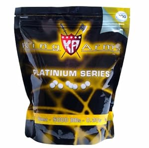 Billes king arms platinum 0.20G 6mm Sachet de 5000 billes