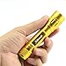 SKYWOLFEYE Zoomable 300LM Cree T6 LED Flashlight Torch Lamp 3 Modes Powerful Light 18650 (a Gold Flashlight + a 18650 Battery + a Charger)