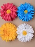 Large Coloured Daisy Flower Hair Clamp