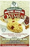 Glutenfreeda Instant Oatmeal, Cranberry Cinnamon, 10.2 Ounce