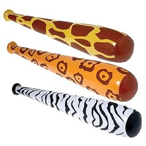 Inflatable Animal Print Bats