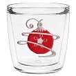 Whimsical Christmas Ornament 12 oz Double-Old-Fashioned Insulated Beverage Tumbler, Clear