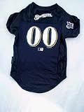 Milwaukee Brewers Baseball Premium Pet Jersey (Small)