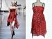 Party Queen! Chiffon Red Leopard Ball Prom Cocktail Dress