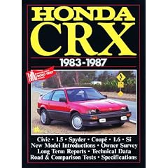 Honda CRX, 1983-87 (Brooklands Road Test Books) (Brooklands Road Tests)