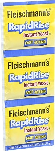 Fleischmann s Classic Yeast - RapidRise - 3 Packets - .75 oz - Case of 20