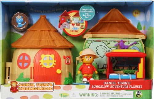 Daniel Tigers Neighborhood Bungalow Adventure Playset with Daniel Tiger ...