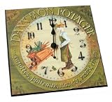French Retro Chic Design 8" Wall Clock - Potager