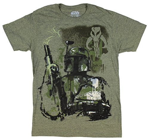 Star Wars Boba Fett Bounty Hunter Licensed Graphic T-Shirt