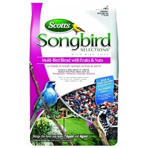 Scotts 1022187 Songbird Selections Multi-Bird Seed Blend with Fruits and Nuts 10-Pound