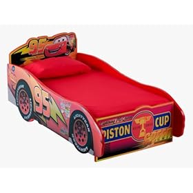 Disney Pixar Cars Wooden Toddler Bed