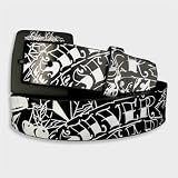 Silver Star SIN CITY Mens Leather All-Over-Print Belt