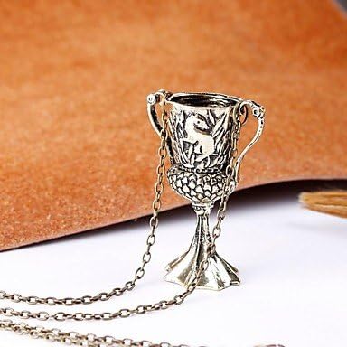 Harry Potter A Horcrux Conversion Necklace Hufflepuff Cup Necklace(1 Pc) , Silver