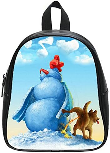 Cartoon Printing Little Kid Backpack Children School Bags High-grade PU Leather Knapsack New