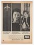 1962 PIA Pakistan International Airlines Flight Movie Print Ad (23009)