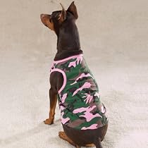 Extra Small Multi Color Camouflage Dog Tank Shirt