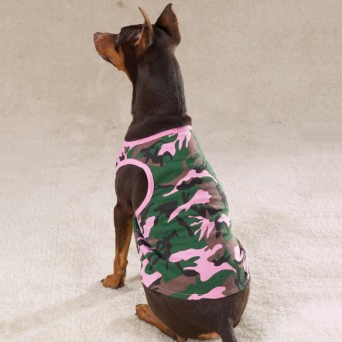 Casual Canine Camo Tank Xsm Multi-Color