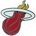 Miami Heat NBA Pewter Logo Trailer Hitch Cover