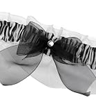 Hortense B. Hewitt Wedding Accessories Zebra Print Garter