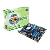 Asus M4N75TD Mainboard Sockel AMD nF750a 4 x DDR3 Speicher ATX