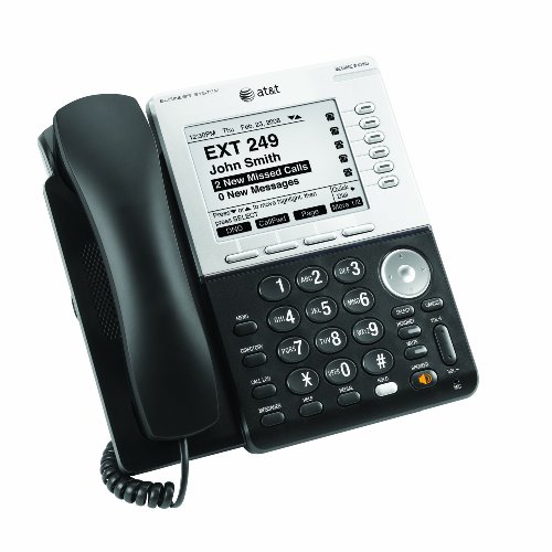 AT&T SB67030 Corded Desk Phone - 1 x Phone Line(s) - Black, Silver On Sale